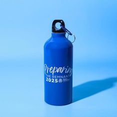 Voyager Lightweight Aluminium Water Bottle with Carabiner Clip