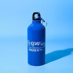 Voyager Lightweight Aluminium Water Bottle with Carabiner Clip