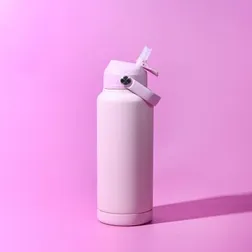 Holly 1L Vacuum Insulated Steel Bottle with Silicone Lid