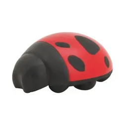 Ladybird Red Black Polyurethane Stress Reliever Promotional Giveaway
