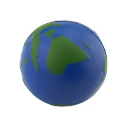 Earth Globe Polyurethane Stress Ball 65mm