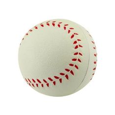 Baseball Shaped Polyurethane Stress Reliever