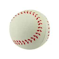 Baseball Shaped Polyurethane Stress Reliever