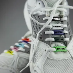 Zinc Alloy Shoelace Charms with Colour Plating