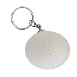 Golf Ball Stress Reliever with Keychain