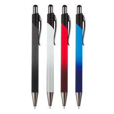 Metal Barrel Medium Ballpoint with Stylus Tip