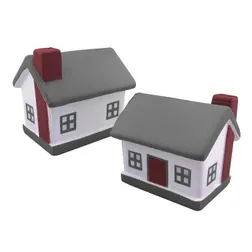 House Shaped Polyurethane Stress Reliever for Real Estate Marketing