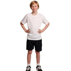Kids CoolDry Sports Shorts with Zippered Pocket