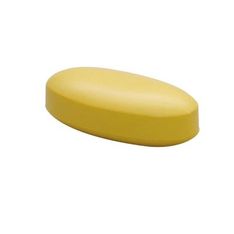 Pill Shaped Polyurethane Stress Reliever Yellow