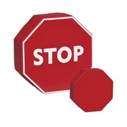 Polyurethane Stop Sign Stress Reliever Desktop Safety Accessory