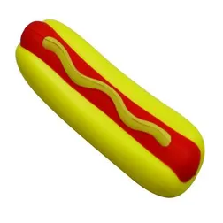 Hot Dog Shaped Polyurethane Stress Reliever