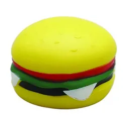 Hamburger Shape Stress Reliever with Branding Area
