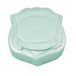 Badge Shape Silver Polyurethane Stress Reliever