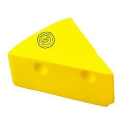 Cheese Wedge Polyurethane Stress Reliever