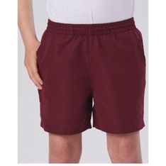 Kids Peach Skin Microfibre Active Shorts with Pockets