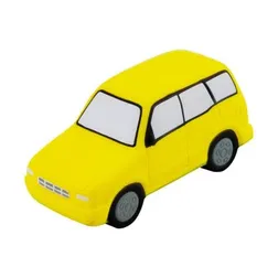 Yellow SUV Shape Polyurethane Stress Reliever
