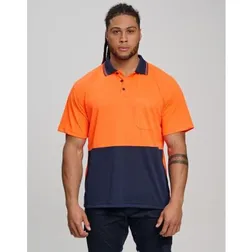 TrueDry Cotton Micromesh High Visibility Safety Polo
