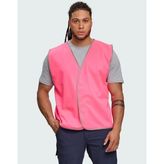 Velcro Closure Warp Knitted Polyester Safety Vest