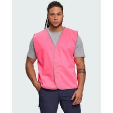 Velcro Closure Warp Knitted Polyester Safety Vest