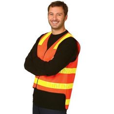 Roadworks Hi Vis Safety Vest With 3M Reflective Tape