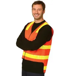 Roadworks Hi Vis Safety Vest With 3M Reflective Tape