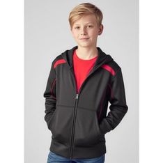 United Kids Polyester Fleece Zip Hoodie