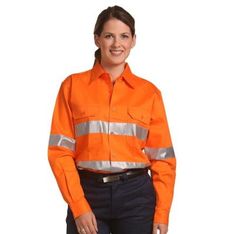 Cotton Drill Safety Shirt with 3M Reflective Tape