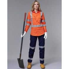 Biomotion NSW Rail UPF Cotton Drill Work Shirt