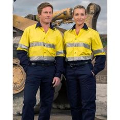 Cotton Rip Stop Reflective Work Shirt with 3M Scotchlite Tape