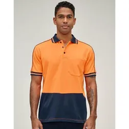 UPF 50 Hi Vis TrueDry Safety Polo with Reflective Tape