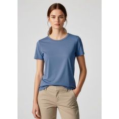 Ice Womens Combed Cotton Short Sleeve Tee