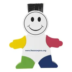 Little Guy Four Colour Plastic Highlighter with Retractable Cleaning Brush