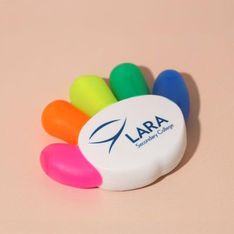 High 5 Hand Shaped Five Colour Highlighter Set