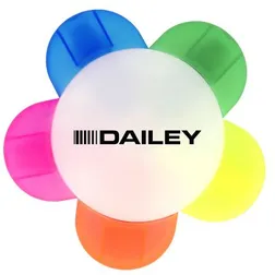 Five Colour Petal Shaped Marker for Corporate Events