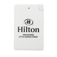 Ultra Slim 2200mAh White Portable Power Bank