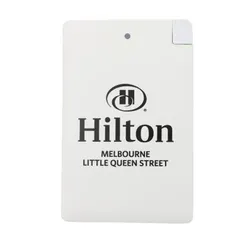 Ultra Slim 2200mAh White Portable Power Bank
