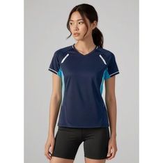 Renegade Ladies CoolDry Athletic Tee with Contrast Panels