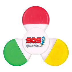 Fidget Spinner Highlighters with Multiple Colours