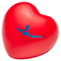 Heart Shaped Polyurethane Stress Reliever Squeeze Toy