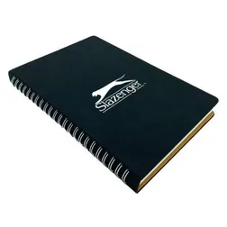 A5 Synthetic Leather Spiral Bound Lined Journal