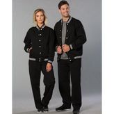 Unisex Cotton Fleece Track Pants with Reinforced Knee Pads