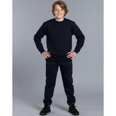 Kids Crew Neck Fleece Pullover 320gsm Cotton Blend