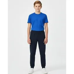 Kids French Terry Track Pants with Zippered Pockets