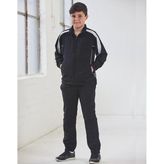 Kids Polyester Pongee Warm Up Track Pants