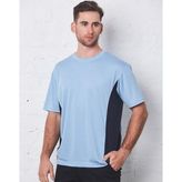 Unisex CoolDry Mesh Contrast Panel Athletic Tee