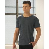 Slimmer Fit Cool Heather Jersey Knit Cotton Blend Tee