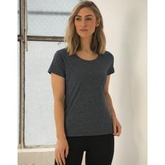 Cool Heather Ladies Cotton Polyester Jersey Tee
