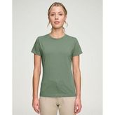 Premium Cotton Face Jersey Ladies Tee with UPF Sun Protection