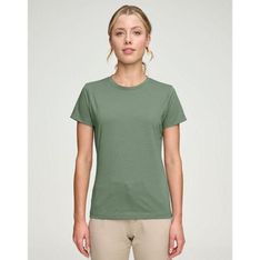 Premium Cotton Face Jersey Ladies Tee with UPF Sun Protection