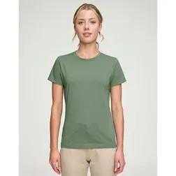 Premium Cotton Face Jersey Ladies Tee with UPF Sun Protection